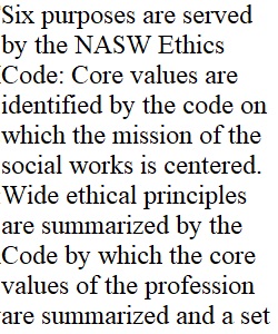 Ethical Foundation of Social work Activity 1 Discussion